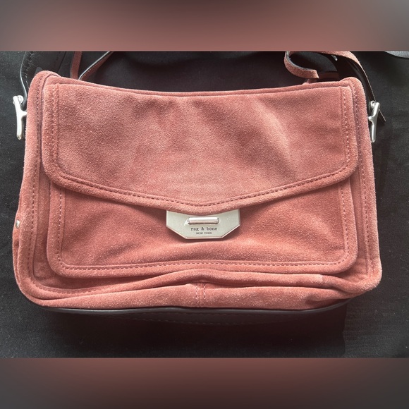 🎉🎀🎊Host Pick 🎊🎉🎀 NWOT Rag & Bone Small Field Messenger Suede Bag - Picture 7 of 16